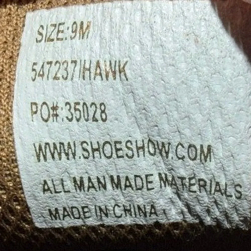 Savannah Harbor Chukka Boots Mens Size 9M Tan Hawk Wallabee Style Casual Shoes